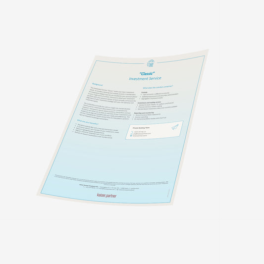 Anlagedienstleistungen Classic (PB01)