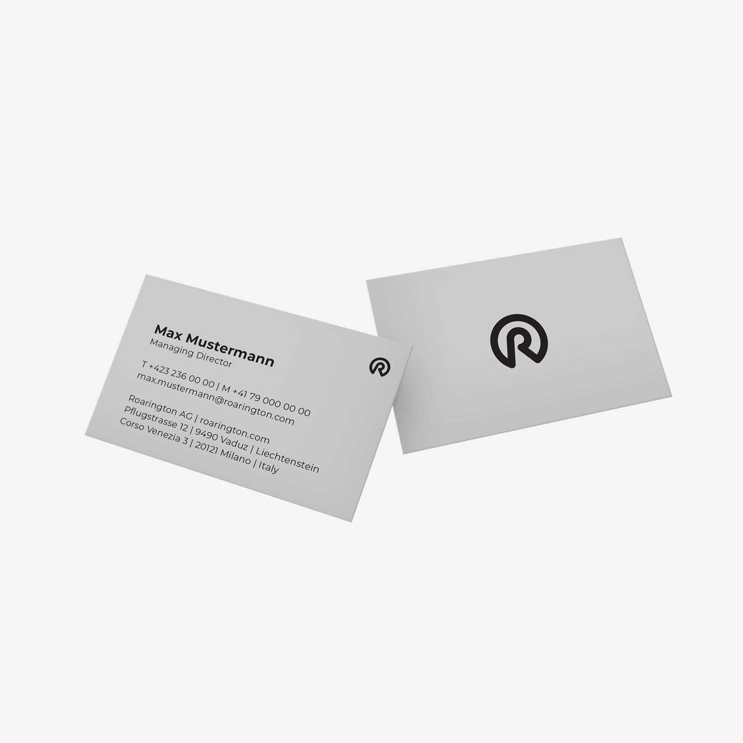 Roarington Business Cards